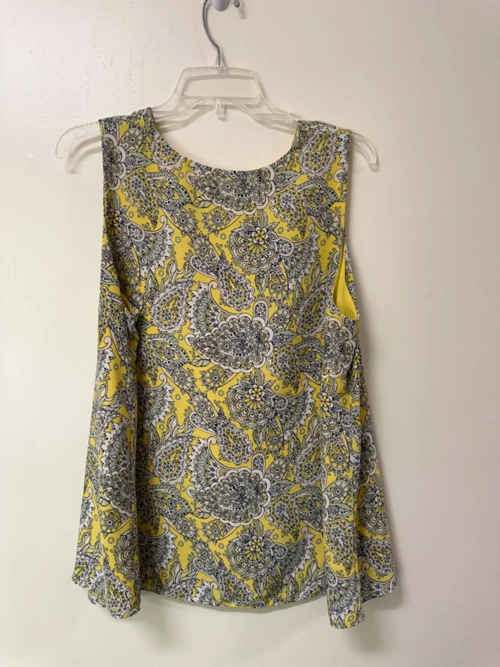 Cato Yellow Paisley Sleeveless Camisole - Picture 4 of 5